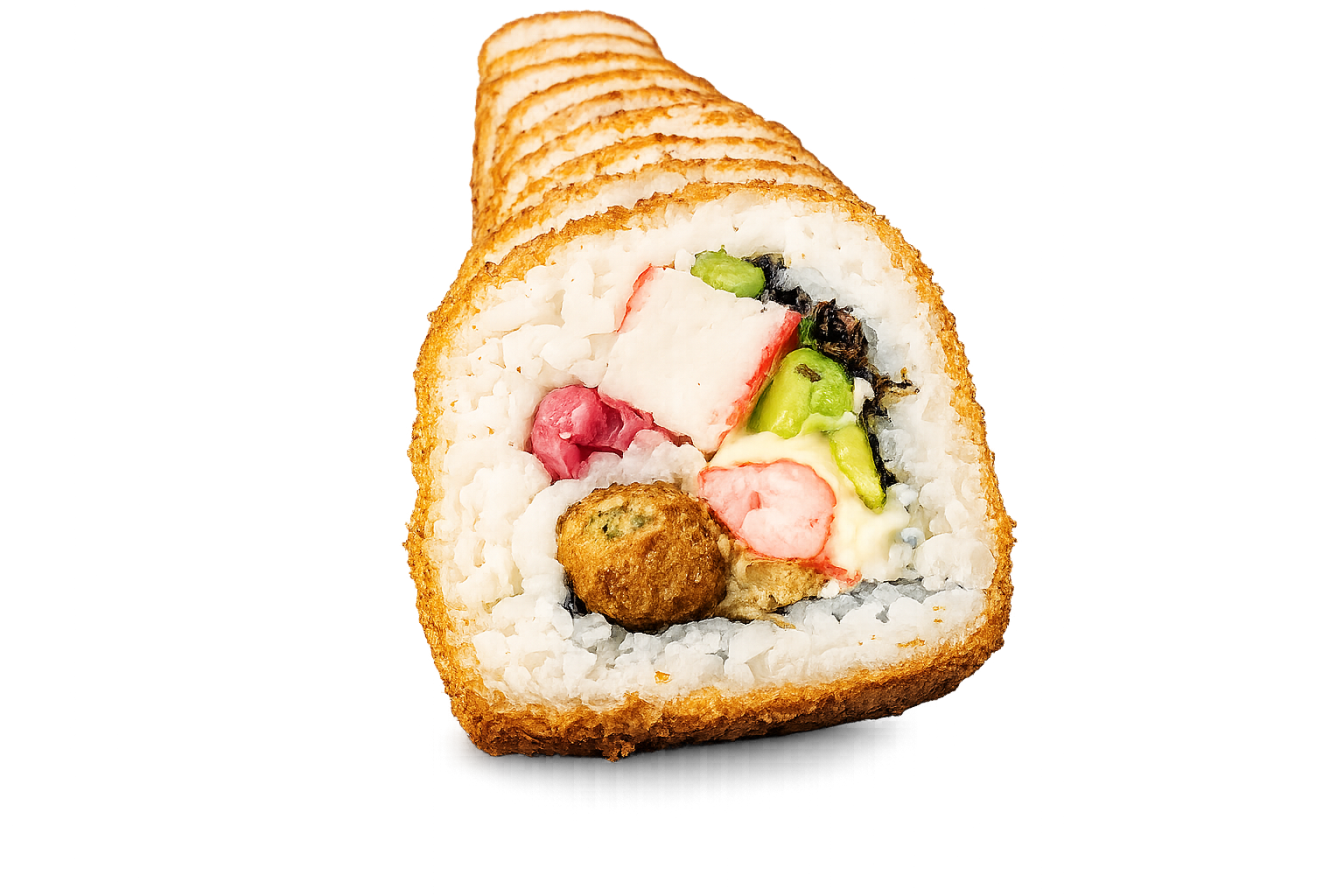 Selección de sushi fresco sobre plato de pizarra